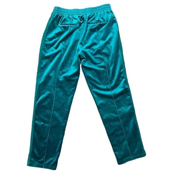 Scotch & Soda Velour Sweatpants Lounge Pants Velvet Emerald Green Size Small - Picture 7 of 13